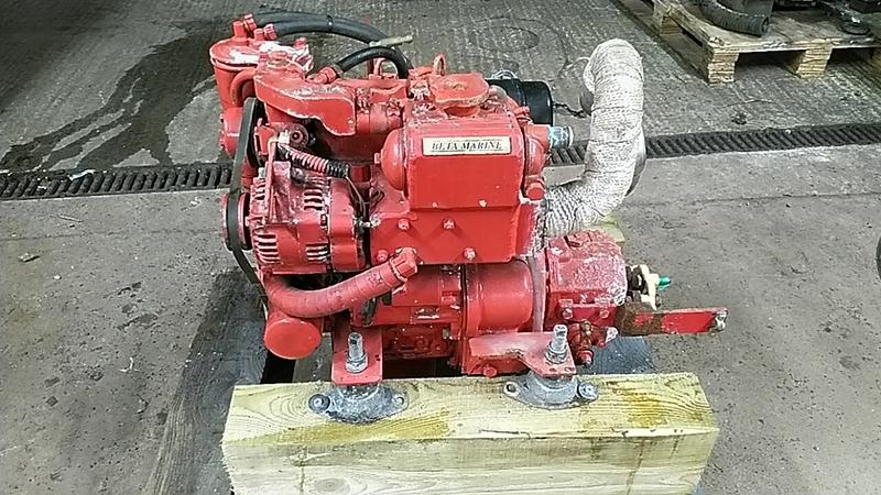 2003 Beta Marine Beta 14 Marine Diesel Engine Breaking for Spares