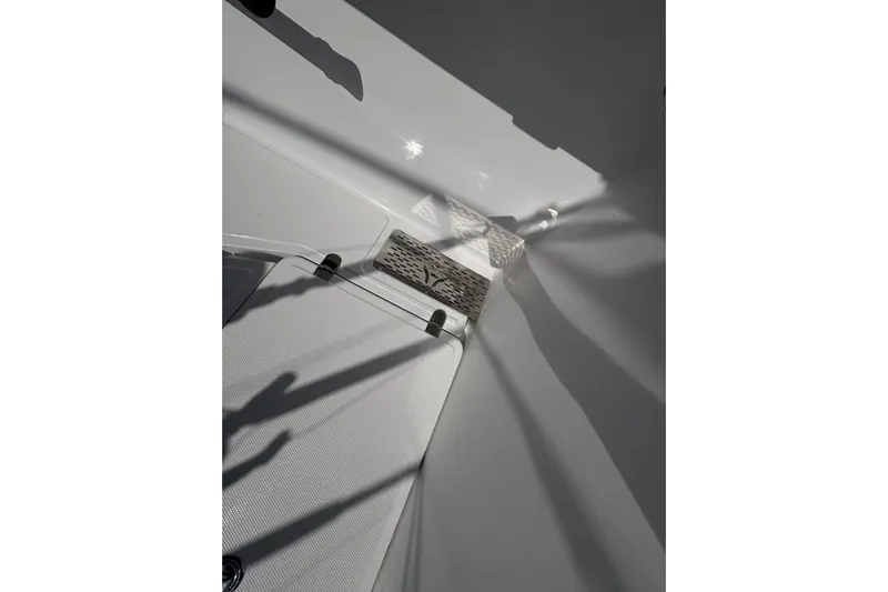 Hammercat 35hh Yacht Photos Pics Interior detail of 2026 Hammer Yachts 35HH, showcasing sleek design and modern materials.