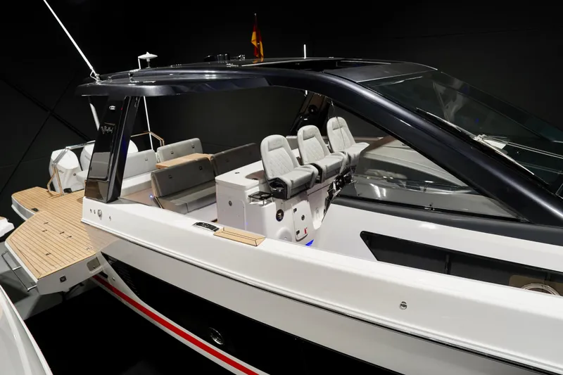  Yacht Photos Pics 2025 Schaefer V44 luxury yacht with sleek design and modern interior.