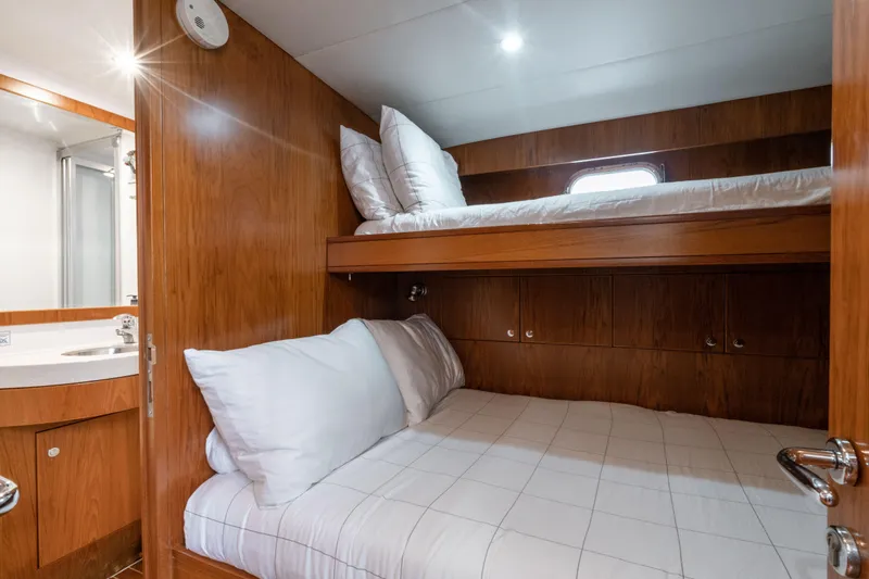 Happiness II Yacht Photos Pics Crew Cabin