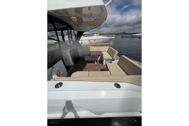  Yacht Photos Pics 2017 Cruisers Yachts 39 Express Coupe with spacious seating and elegant design on the water.