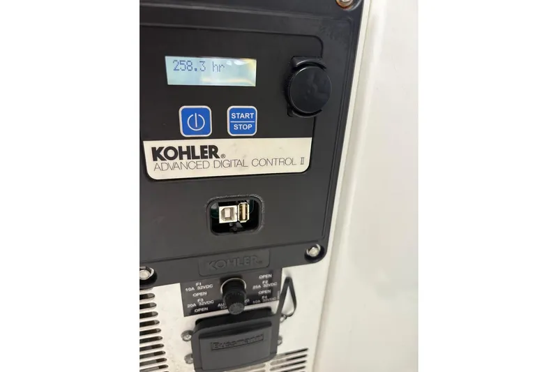  Yacht Photos Pics Kohler Advanced Digital Control II on 2017 Cruisers Yachts 39 Express Coupe, displaying 258.3 hours.