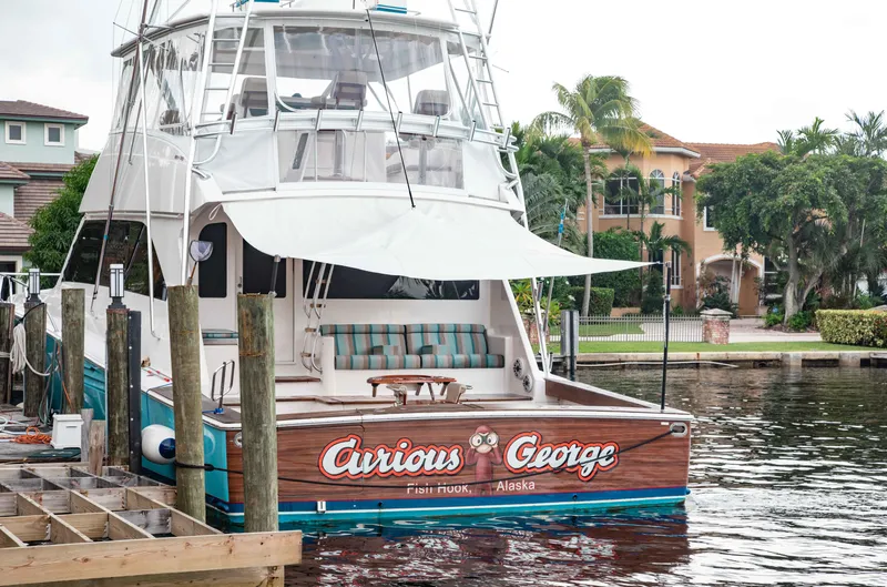Curious George Yacht Photos Pics Cockpit and Transom