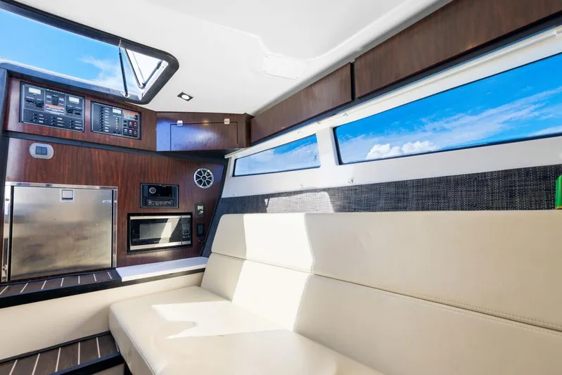  Yacht Photos Pics Interior of 2017 Monterey 378 Super Express with modern amenities.