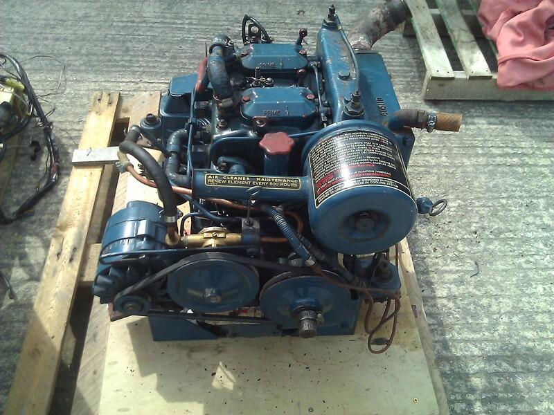 1978 Petter Petter Mini Twin AC2W Marine Diesel Engine Breaking For Spares