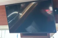 Flat-screen TV mounted on a Nimbus 380 Carisma yacht, 1999 model.