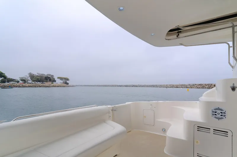 Waterfront Property Yacht Photos Pics View from the deck of a 2000 Sea Ray 400 Sedan Bridge yacht.