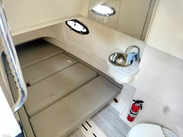 Forever Intrepid Yacht Photos Pics Cuddy Cabin