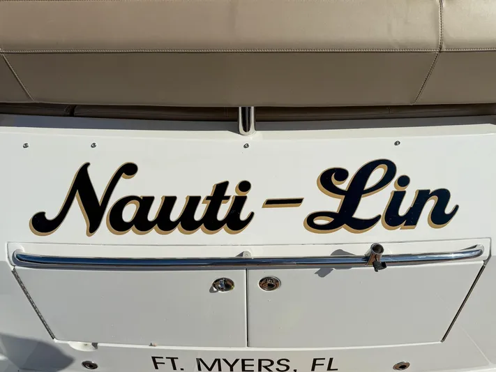 Nauti-lin Yacht Photos Pics 2016 Carver C37 Coupe boat with "Nauti-Lin" name, located in Ft. Myers, FL.