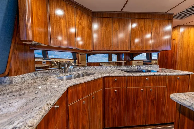 Sea I Sea Yacht Photos Pics Galley Cabinetry