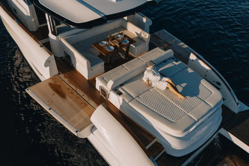 Opale Yacht Photos Pics 2025 Solaris Power 52 yacht for sale in the south of France on the Mediterranean coast 