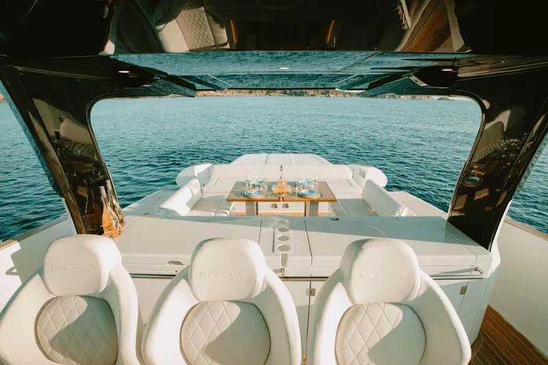 Opale Yacht Photos Pics 2025 Solaris Power 52 yacht for sale in the south of France on the Mediterranean coast 