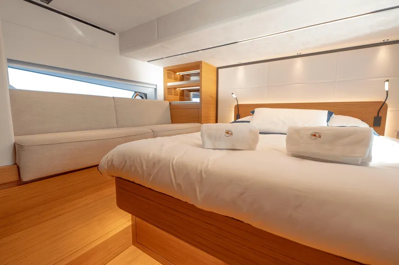 Opale Yacht Photos Pics 2025 Solaris Power 52 yacht for sale in the south of France on the Mediterranean coast 