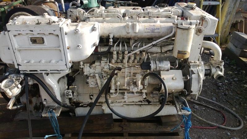 2004 Doosan Doosan L086TI Marine Diesel Engine Breaking For Spares