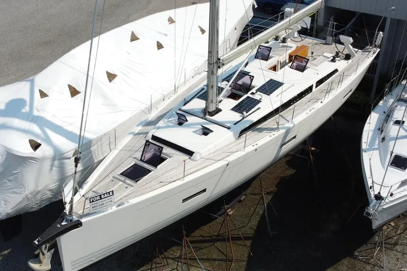 Abide Yacht Photos Pics 2018 X-Yachts X4.9 sailboat for sale, docked and ready for adventure.