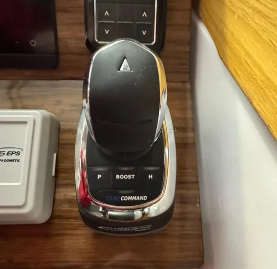 Omega Yacht Photos Pics Control panel of 2022 True North 34 Outboard Express boat.