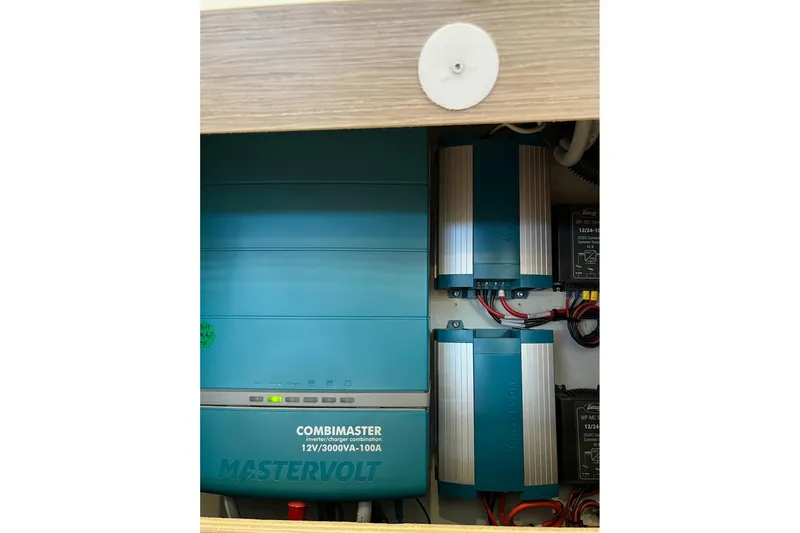 Eto Mio Yacht Photos Pics Mastervolt Combimaster inverter and charger in 2021 Hanse 508 yacht.