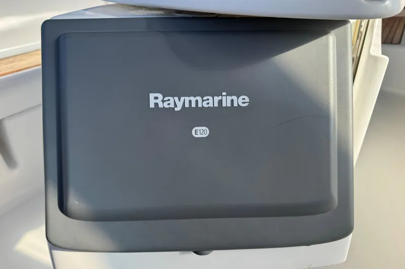 Wakadui Yacht Photos Pics Raymarine E120 navigation system on 2009 Benetea 49 yacht.