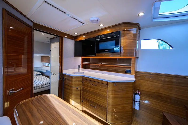 Little Kemosabe Yacht Photos Pics Valhalla 55 LITTLE KEMOSABE - Galley & Stateroom Access