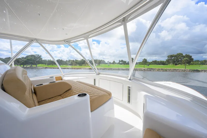 Hmy Trade Yacht Photos Pics 2023 Viking 64 Convertible - Flybridge Forward Seating