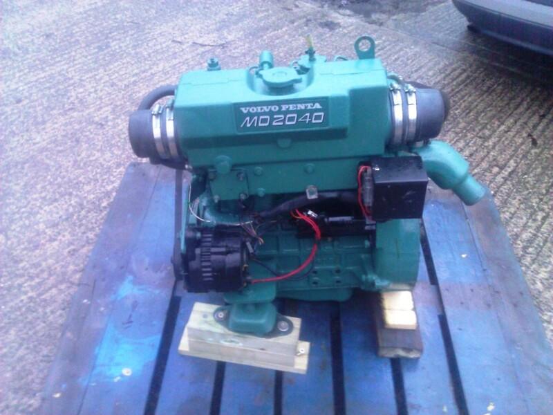 Used 1998 Volvo Volvo Penta MD2040 Marine Diesel Engine Breaking For