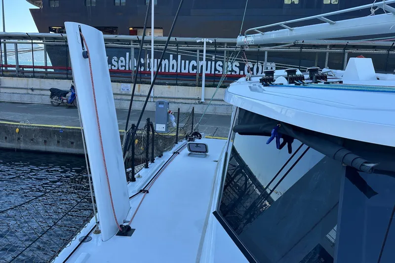 Gtfo Yacht Photos Pics Sailboat docked at marina, featuring Balance 482 model, 2023.