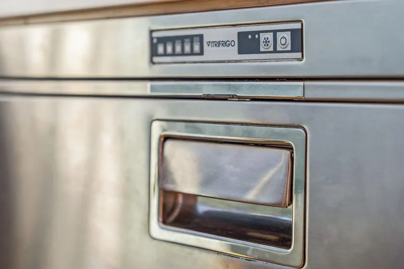 Gtfo Yacht Photos Pics Stainless steel appliance with control panel, Balance 482 model, 2024.