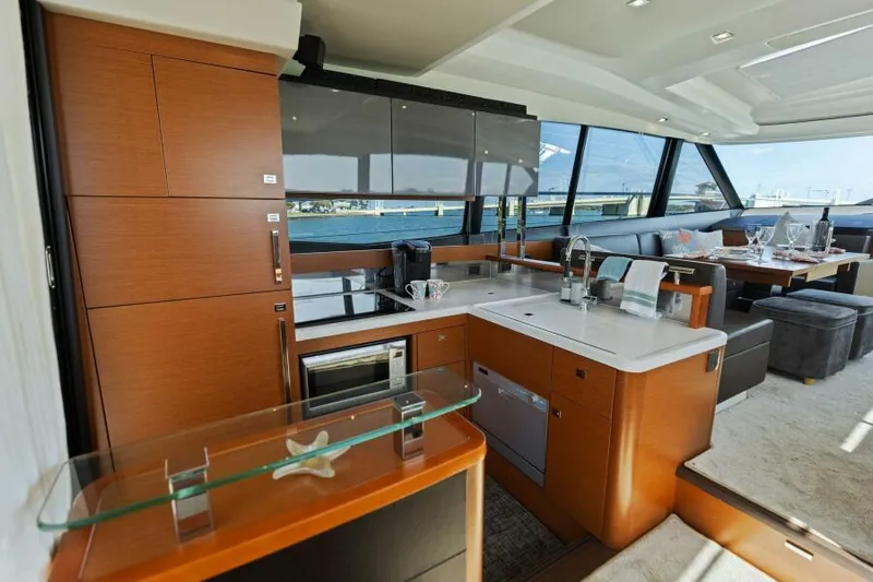 Solid Asset W/ Seakeeper Yacht Photos Pics Galley