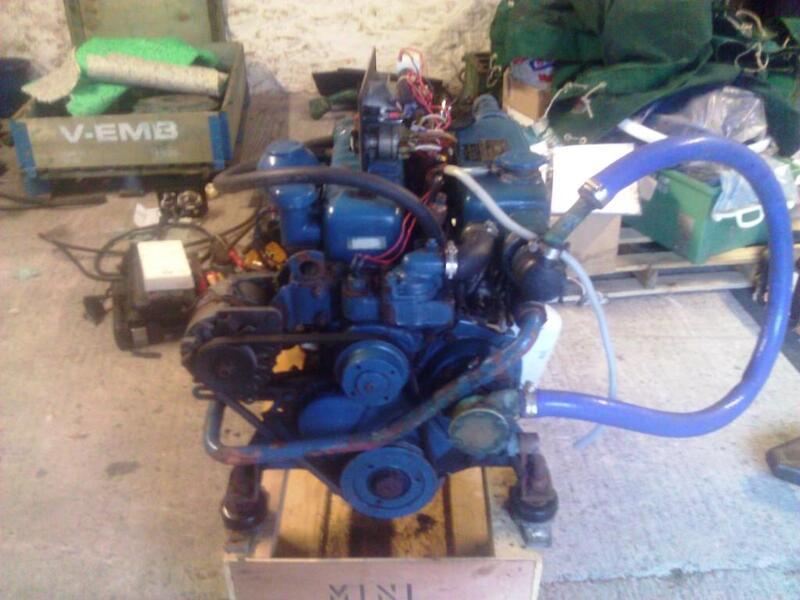 1985 Perkins Perkins 4108 Marine Diesel Engine Breaking For Spares