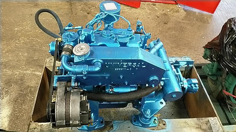 1989 Universal Marine Universal M25 25hp Marine Diesel Engine Package