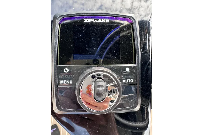 No Name Yacht Photos Pics Control panel of 2024 Pardo Yachts P38 featuring Zipwake system.