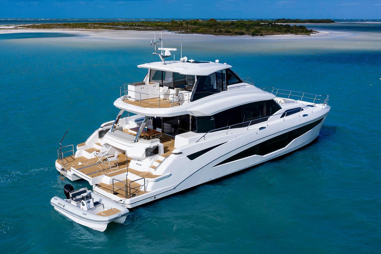 aquila 54 yacht power catamaran price