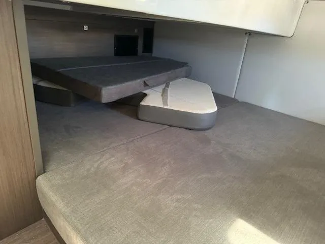 Fortuna Yacht Photos Pics Interior cabin of 2022 Beneteau 32 Gran Turismo with convertible seating.