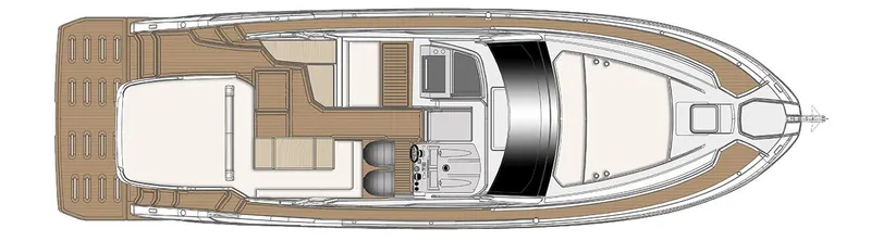 Our Bay Yacht Photos Pics Azimut Atlantis 45, deck layout