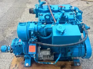 1998 Lister Marine Lister LPW3 29hp Keel Cooled Marine Diesel Engine Under 250Hr From New