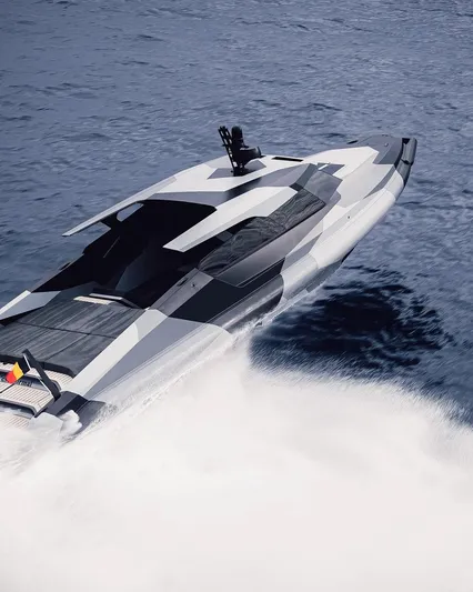 C´est Normal Yacht Photos Pics Record-Breaking RIB: Twin Mercury Racing Engines Deliver 104.2 Knots