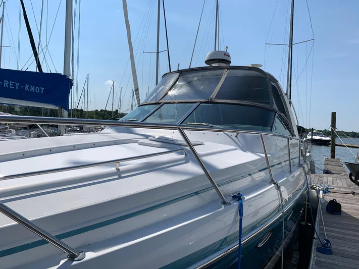  Yacht Photos Pics 2005 Formula 34 PC yacht docked at marina on a sunny day.