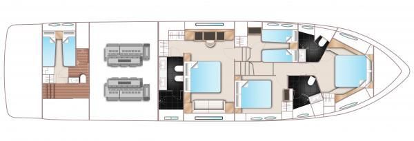 2015 Princess 73 