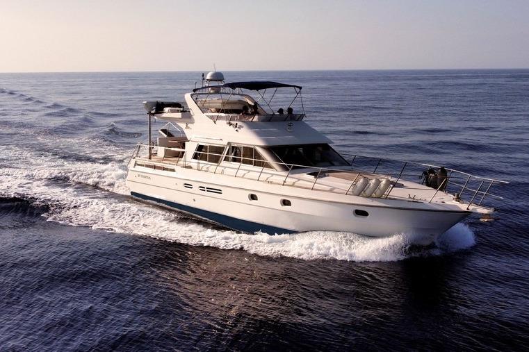 1994 Vitech 59 fly aft cabin