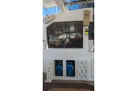 Flash Cat 52S yacht exterior with storage compartments and safety equipment, 2015 model.