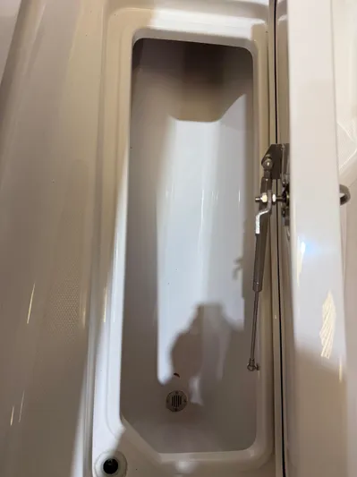  Yacht Photos Pics Open storage compartment on 2022 Invincible 39 Open Fisherman boat.