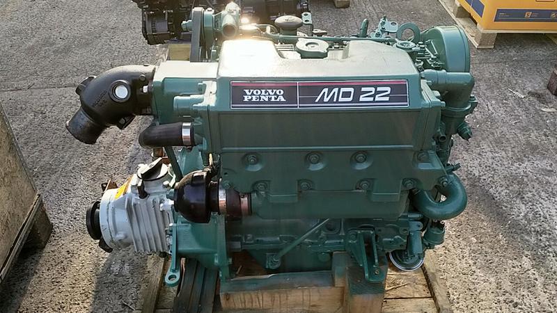 1997 Volvo Volvo Penta MD22 50hp Marine Diesel Engine Package