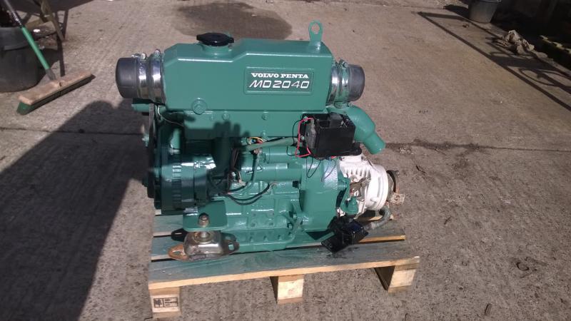 1996 Volvo Volvo Penta MD2040 39hp Marine Diesel Engine Package