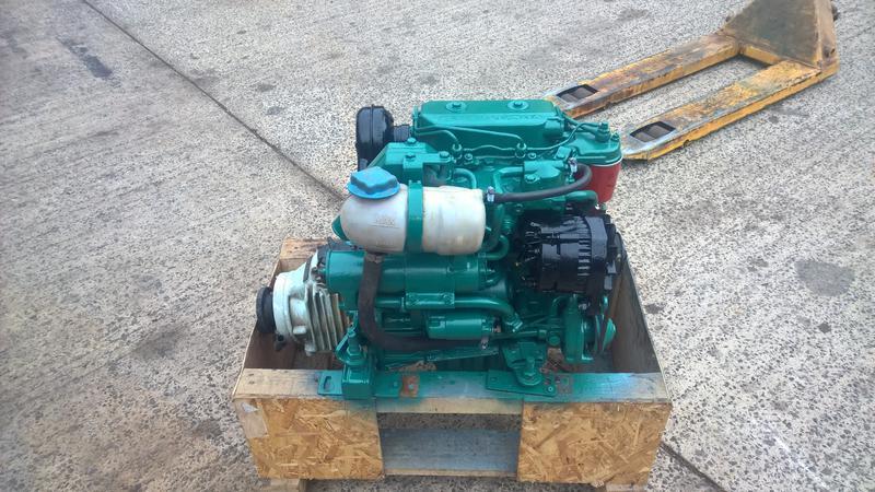 1989 Volvo Volvo Penta 2002 18hp Heat Exchanger Cooled Marine Diesel Engine