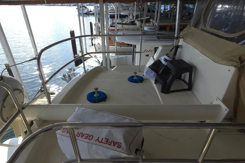 Nite Owl Yacht Photos Pics upper deck aft deck