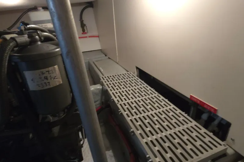 Nite Owl Yacht Photos Pics access to port side of engine room