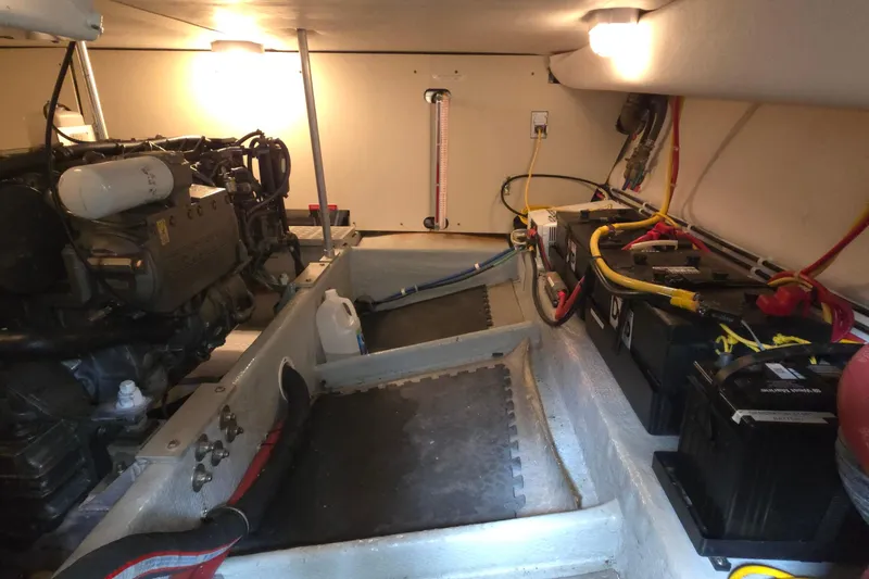 Nite Owl Yacht Photos Pics engine room, starboard side