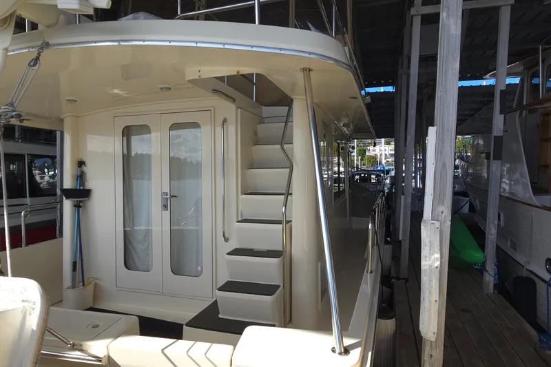 Nite Owl Yacht Photos Pics stairs and cabin entrance