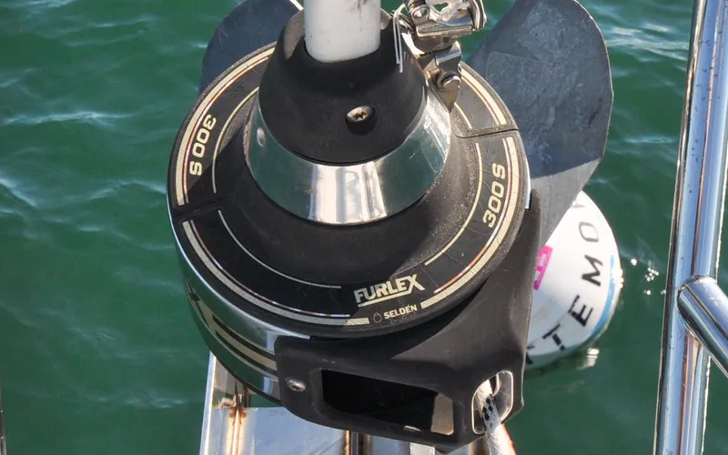 Coralee Yacht Photos Pics Hunter 45CC - Coralee - Fore Deck - Roller Furling