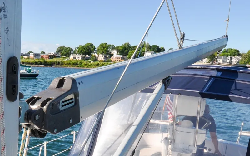 Coralee Yacht Photos Pics Hunter 45CC - Coralee - In Mast Furling Boom